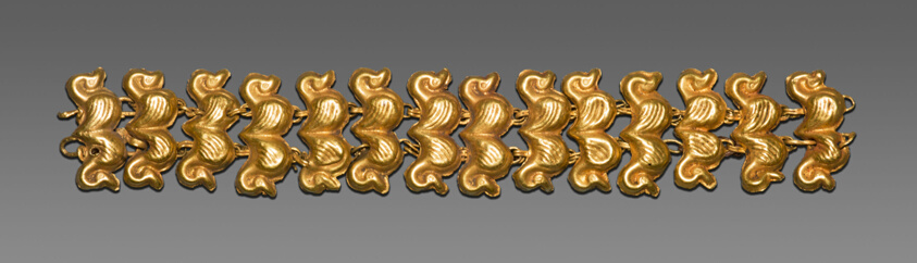 A work made of gold.