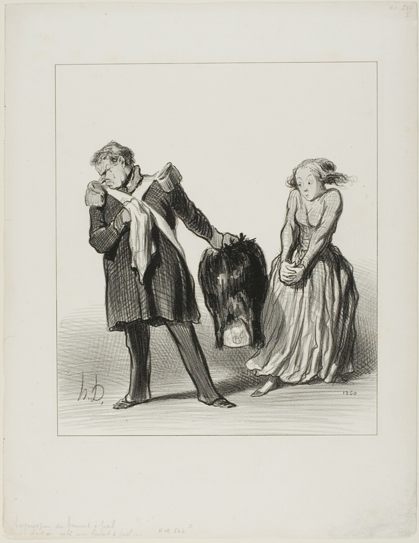 A work made of lithograph in black on white wove paper.