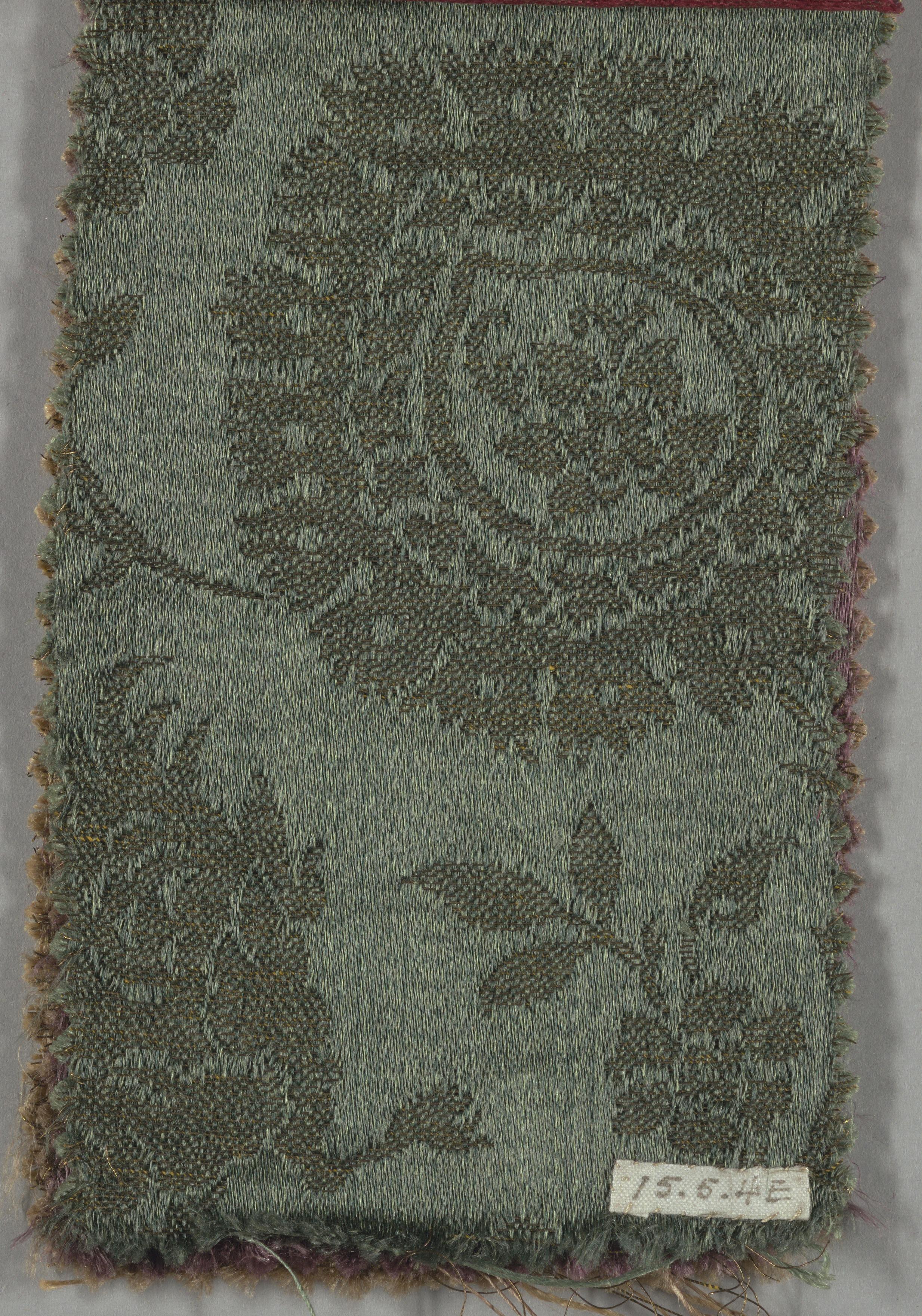 Samples — Samples by Cheney Brothers, South Manchester, Connecticut, USA. Medium: silk, metal thread Technique: plain compound satin.