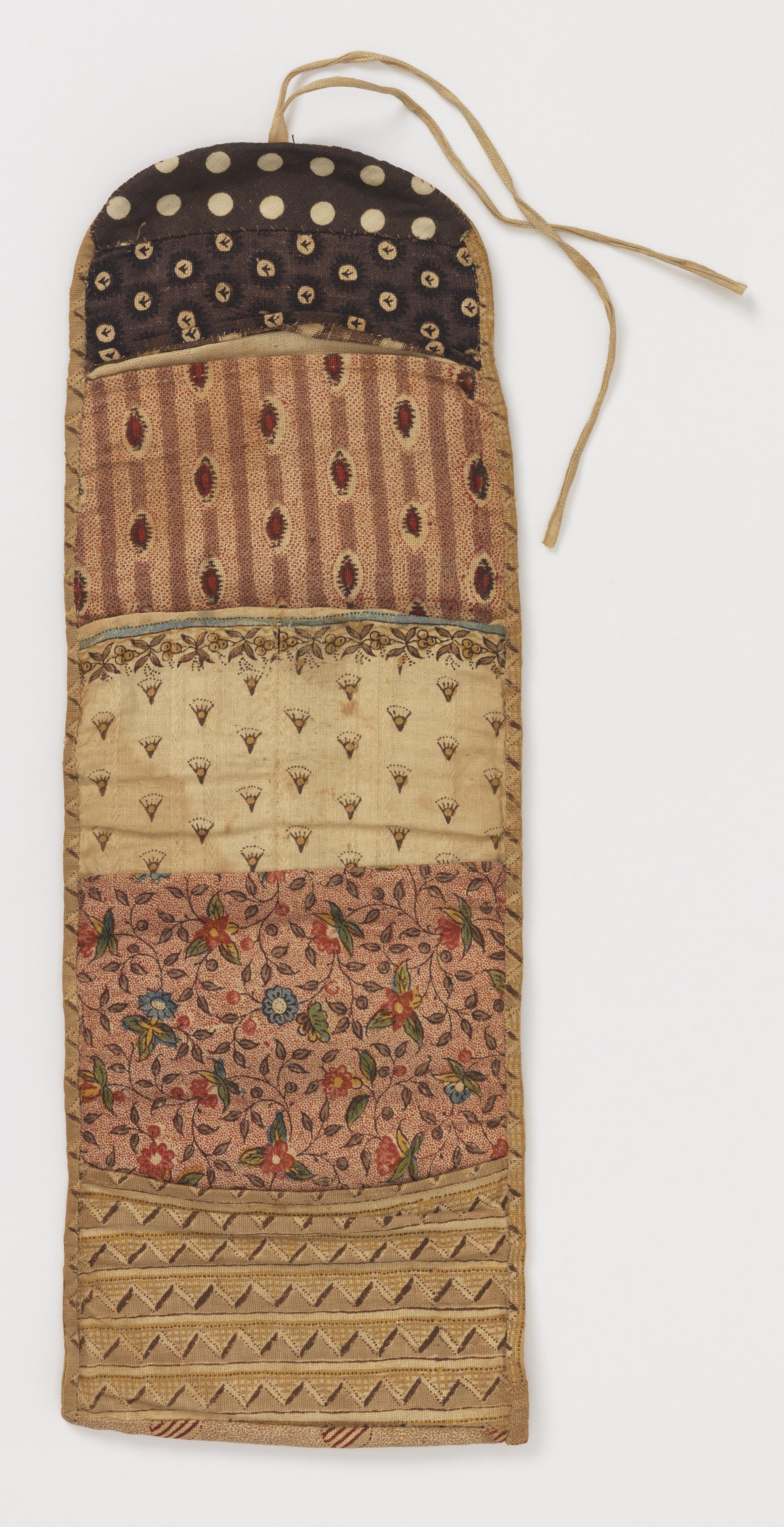 Needle case — Needle case. Medium: cotton, linen Technique: printed fabrics, stitched.