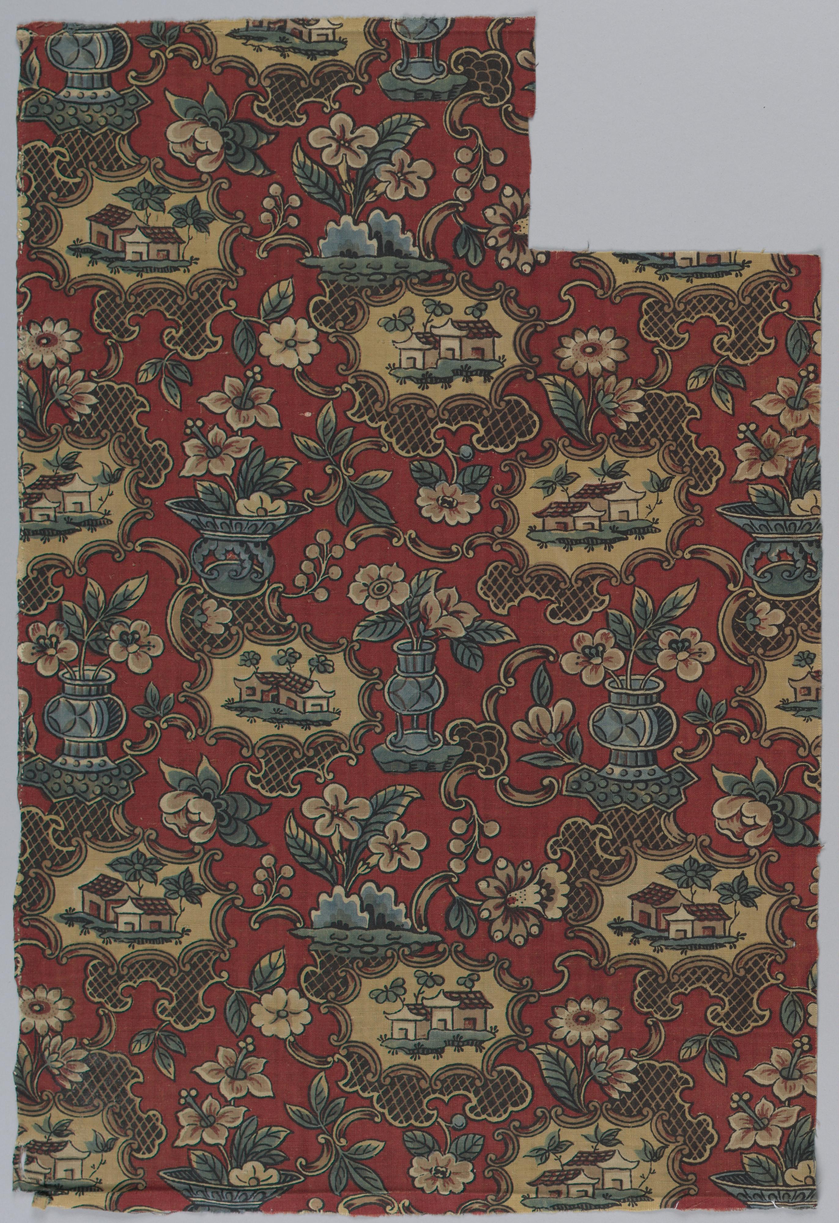 Textile — Textile. Medium: cotton Technique: relief-printed cotton.