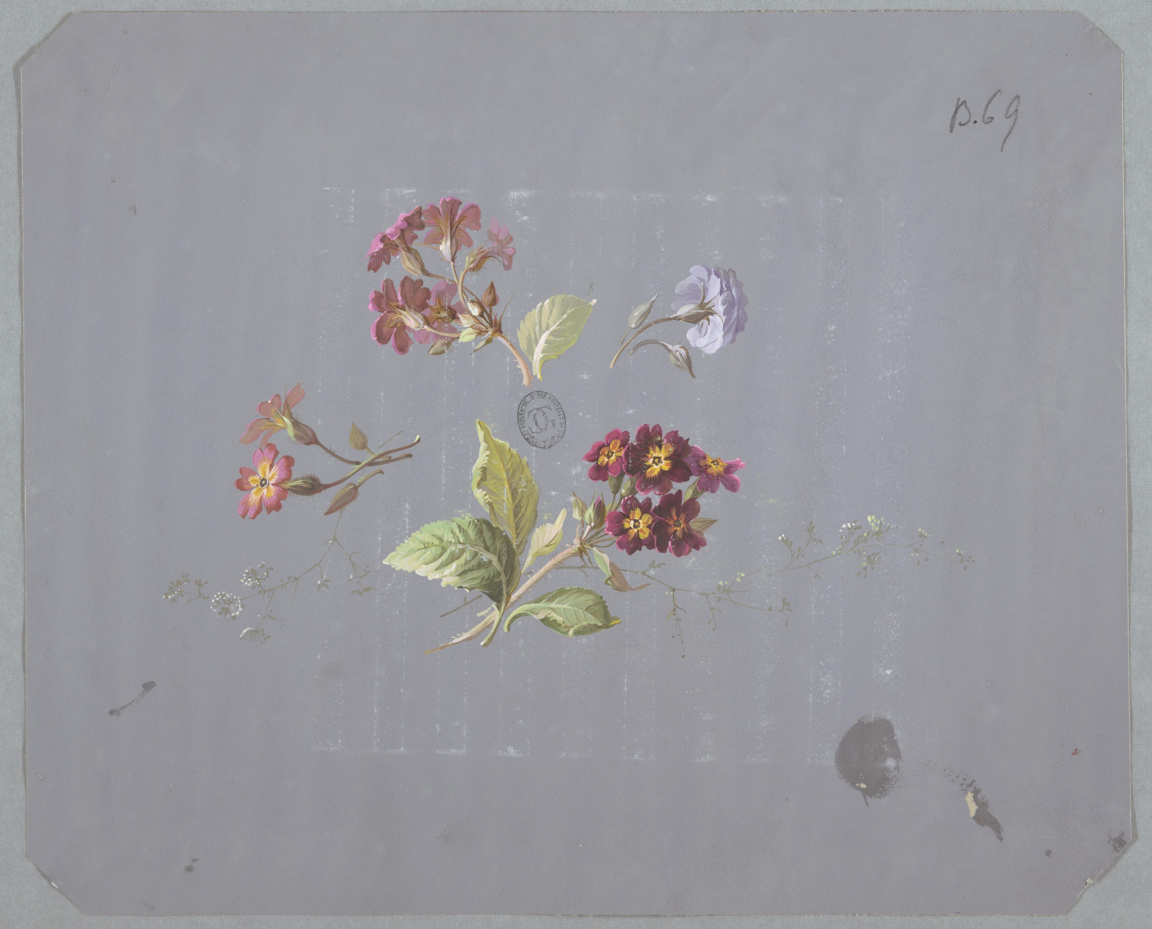 DESIGN FOR WALLPAPER AND TEXTILES: FLOWERS