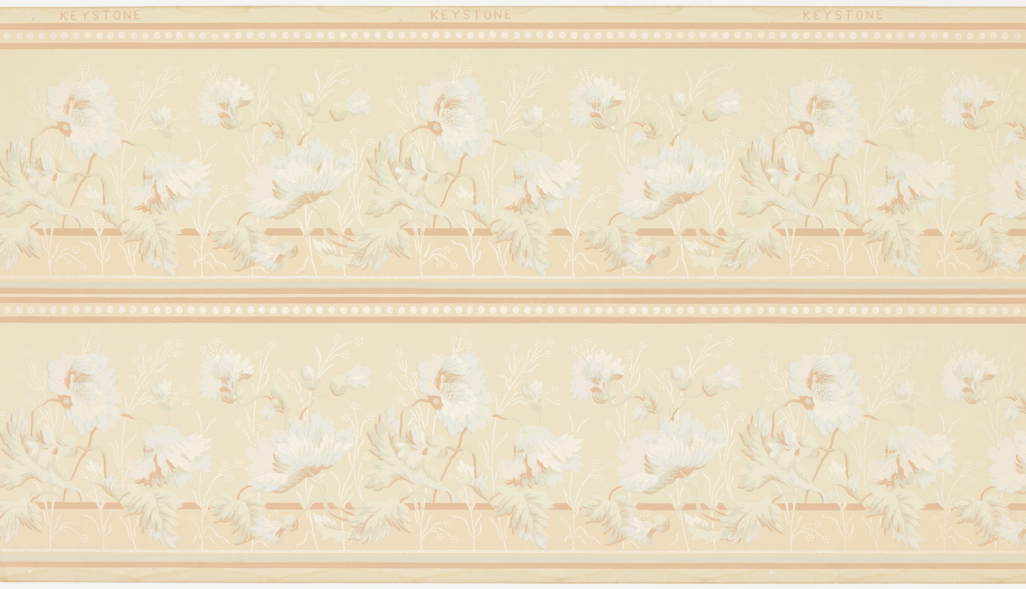 Frieze — Frieze by Keystone Wall-Paper Company. Machine-printed paper, liquid mica.