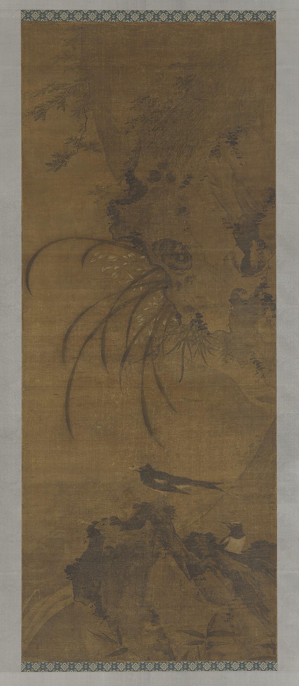 Hanging scroll (mounted on panel)