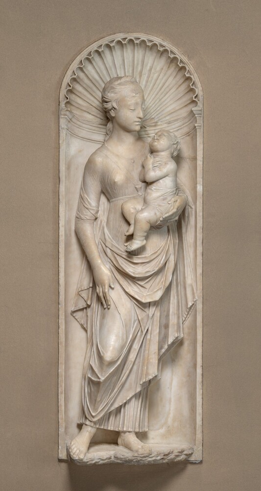 Charity — Sculpture by Mino da Fiesole. marble.